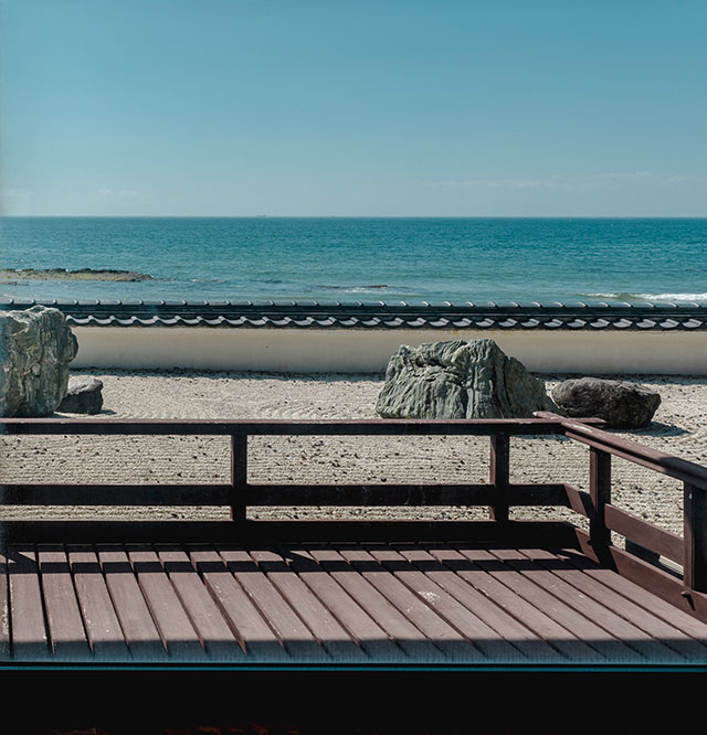 写真:庭園からの景色